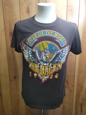 Van Halen T Shirt Vintage 80s 1984 Tour Of The World Made In USA Size Small