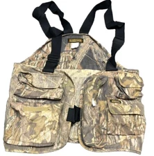 Vintage Remington Vest Mens XXL Green Camo Treestand USA Strap Turkey Hunt A2J