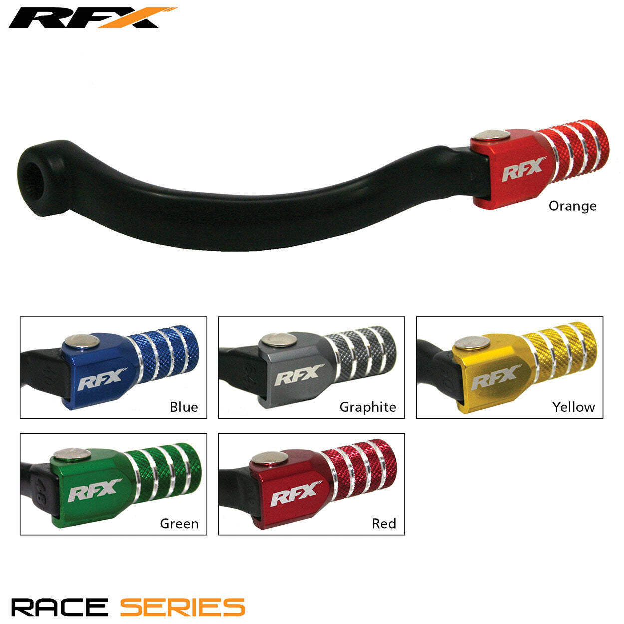 RFX Race Gear Lever Husqvarna TC/TE 250/300 14-16 Husaberg 2T TE250/300 10-14 Bl