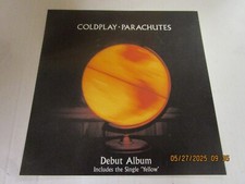COLDPLAY Parachutes 12" X 12" Promo Flat New! Unused! 2000 Capitol Records