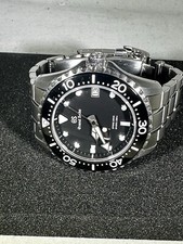 Preowned Grand Seiko Diver Date Ref SBGA229 44mm S/S Black Dial B/P 2