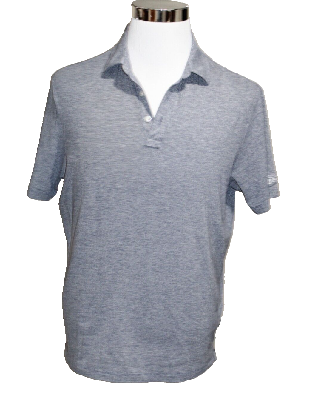 Polo uomo Vineyard Vines Edgartown Pima blu a righe testa di Carlo fila M