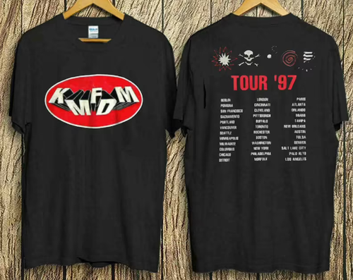 KMFDM 1997 Symbols Tour Concert T-shirt 