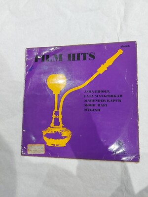 Film Hits LP Purple cover (MAC.1004) Vol : 4 Record Bollywood Hindi Music
