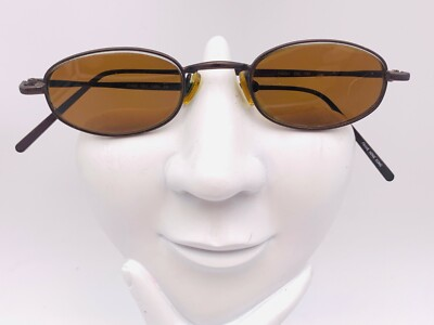 #ad #ad Vintage Jones New York JNS 204 Brown Oval Sunglasses Hong Kong FRAMES ONLY $20.40