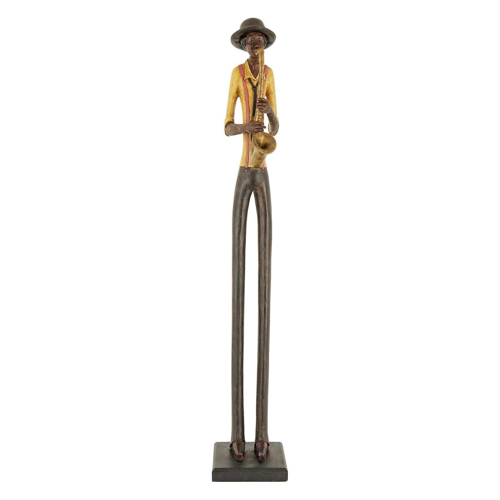 Standing Musician Ornament Jazz Saxophonist Resin Decor Rustic Music Display