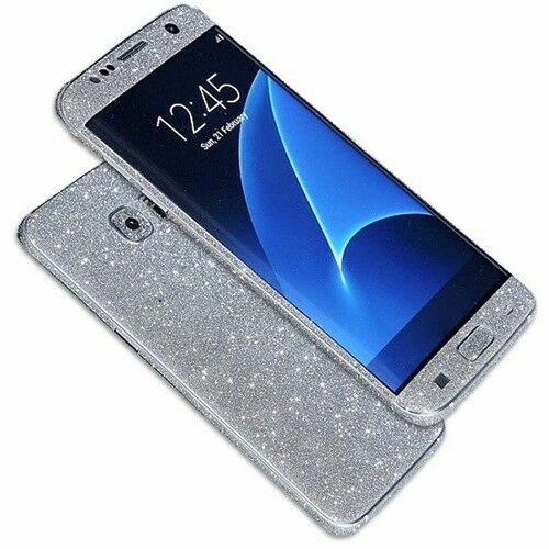 STICKER SAMSUNG GALAXY S6 EDGE PLUS PAILLETTE STRASS BLING INTEGRAL AUTOCOLLANT - Photo 2 sur 4