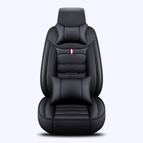 Juego de funda protectora de asiento de coche de cuero sintético de lujo para Toyota Corolla LE 2004-2020 - Imagen 8 de 13