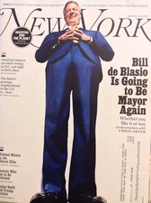 New York Magazine Bill De Blasio September 17, 2017 101217nonrh