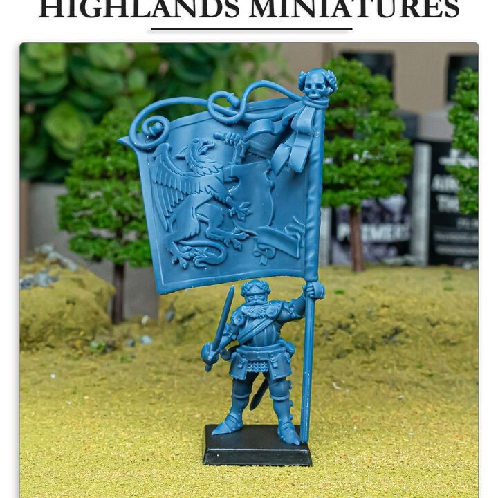 Sunland Battle Standard Bearers - Highlands Miniatures 28mm