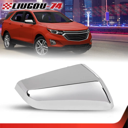 Fit For Chevrolet 18-21 Equinox GMC Terrain Exterior Mirror Cap Chrome RH Side