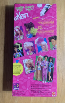 1991 Mattel Totally Hair Ken w/Dep Styling Gel #1115 Rare Canadian
