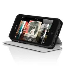 Incipio LGND Premium Hard-Shell Folio Case for iPhone 5 BLACK IPH-883 NEW OEM 