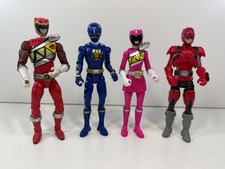 Power Rangers Lightning Collection Lot Dino Charge Red Pink Ranger Thunder Blue