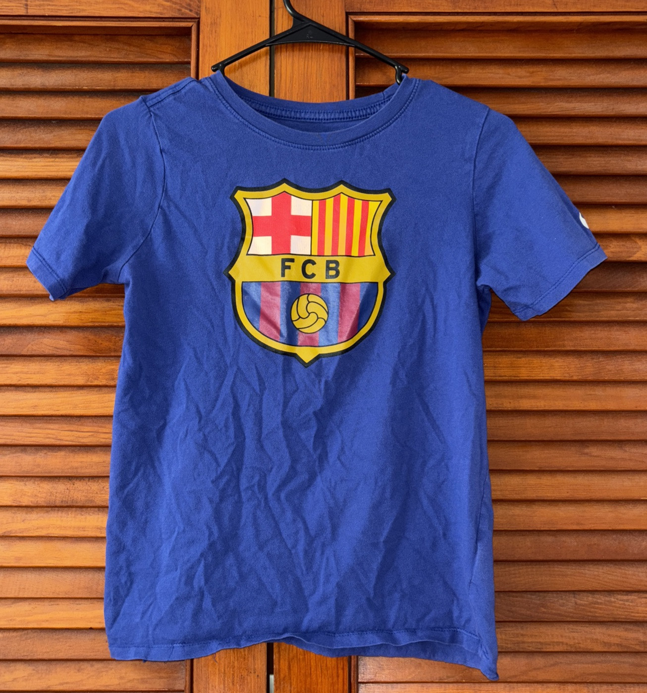 FCB FC Barcelona The Nike Tee T Shirt  Size Youth Large L