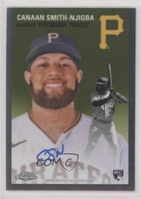 2023 Topps Chrome Platinum Anniversary Canaan Smith-Njigba #CPA-CSN Auto w5b