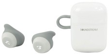Soundstream H2EQ-WT H2GO IPX6 Wireless Headphones EarBuds Wireless Charging