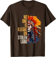 Design Indigenous Peoples' Day Funny Design Stolen Unisex T-Shirt