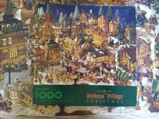Springbok A Dickens' Village Christmas 1000 pc. Puzzle 24" x 30" - Complete