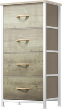 4-Drawer Fabric Storage Tower - Sturdy Organizer for Bedroom Hallway