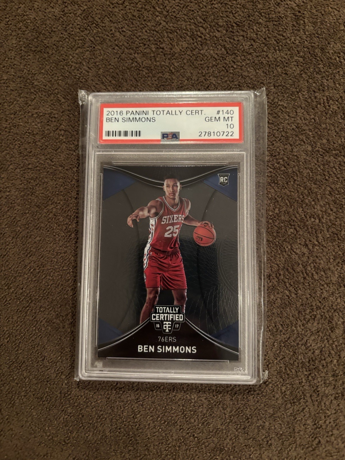Ben Simmons 2016-17 Totally Certified #140 PSA 10