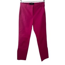 PINKO Fuschia Pink Pants Trousers Crop Capri Ankle Slits US 6 458 Excellent