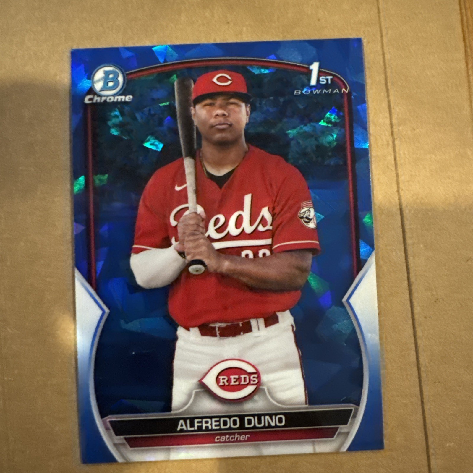 ALFREDO DUNO 2023 Bowman Chrome Sapphire 1ST SAPPHIRE #BCP-238 REDS