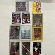 Vintage NBA Hoops Fleer Ultra Upper Deck Michael Jordan NBA Card Lot of 11+Bulls