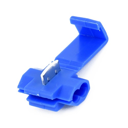 50 pieces Crimp Blue Electrical Lock Wire Connectors Quick Splice Terminals - Picture 5 of 11