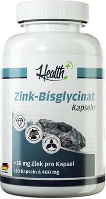 ZEC+ Health+ Zink-Bisglycinat, 120 Kapseln Dose - Bild 1 von 3