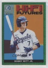 2022 Bowman Hi-Fi Futures Mega Box Green Mojo Refractor 82/99 Bobby Witt Jr n0j
