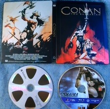 Blu-Ray CONAN THE BARBARIAN Limited Edition Steelbook Schwarzenegger custom set
