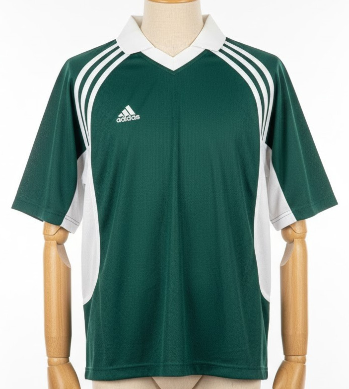 Vintage Adidas Copa Germany 2000s Training Soccer Jersey Green Template NWT