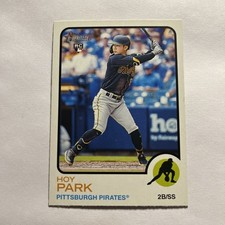2022 Topps Heritage #273 Hoy Park RC Rookie Pittsburgh Pirates