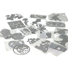 20 Thinlits Die Cuts Bundle Random Mix Characters Animals Holiday Scrapbooking