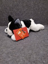 FAO Schwarz French Bulldog Lying Plush Stuffed Animal Adopt A Pets 15"