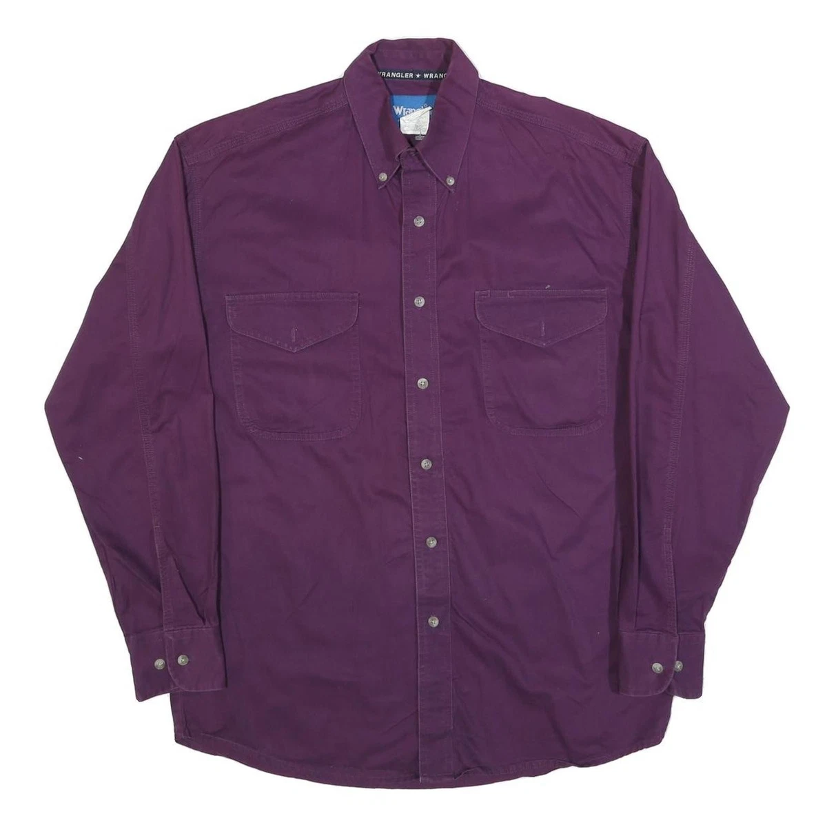 Chemise Western Cinch Homme – Violette – Manches Longues – Coton – Taille XL