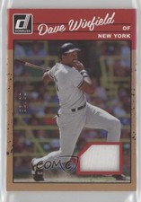 2023 Panini Donruss Retro 1990 Materials Gold 3/25 Dave Winfield #90M-DW HOF 2s2