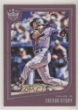 2019 Panini Diamond Kings Short Print Plum Framed Trevor Story #147 0w7