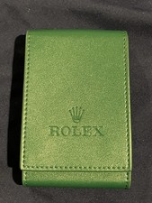 Authentic Rolex Leather Travel Pouch Case Premium Service Center Edition