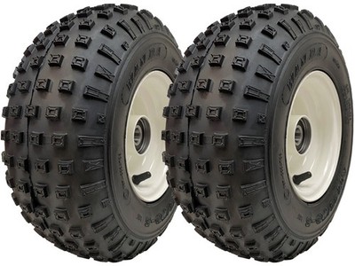 145/70-6 ATV Reifen Wanda Knobby auf Felge 20 mm Lager Straßenzulassung 75 kg...