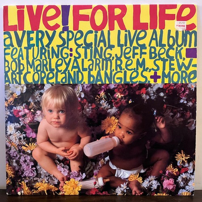 #ad #ad Live For Life Cancer Research Compilation 1986 12quot; Vinyl Record LP EX $15.73