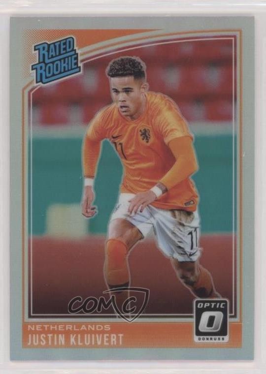 2018-19 Panini Donruss Rated Rookie Optic Holo Prizm Justin Kluivert #196 08uq