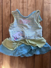 Vintage 1968 Winnie The Pooh Baby Romper Dress Size 6-9 Months