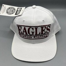 Vintage Boston Eagles College The Game Hat Snap back Cap White New Men