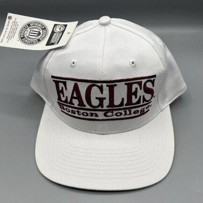 Vintage Boston Eagles College The Game Hat Snap back Cap White New Men
