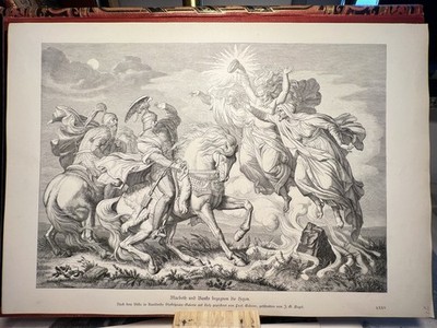 Macbeth Banquo HOLZSTICH 1886 Hexen Shakespeare Kunst Bilder Grafik