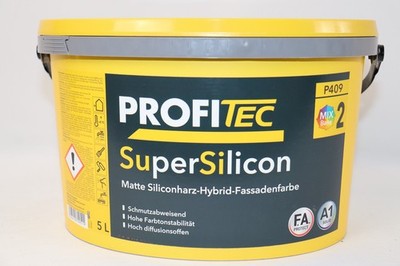 PROFITEC SuperSilicon Fassadenfarbe   Silikonharz Hybrid   Matt   Profi Qualität