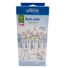 Dr. Browns Anti-Colic Options Baby Bottle Breast to Bottle Feeding Set 4oz 4pk