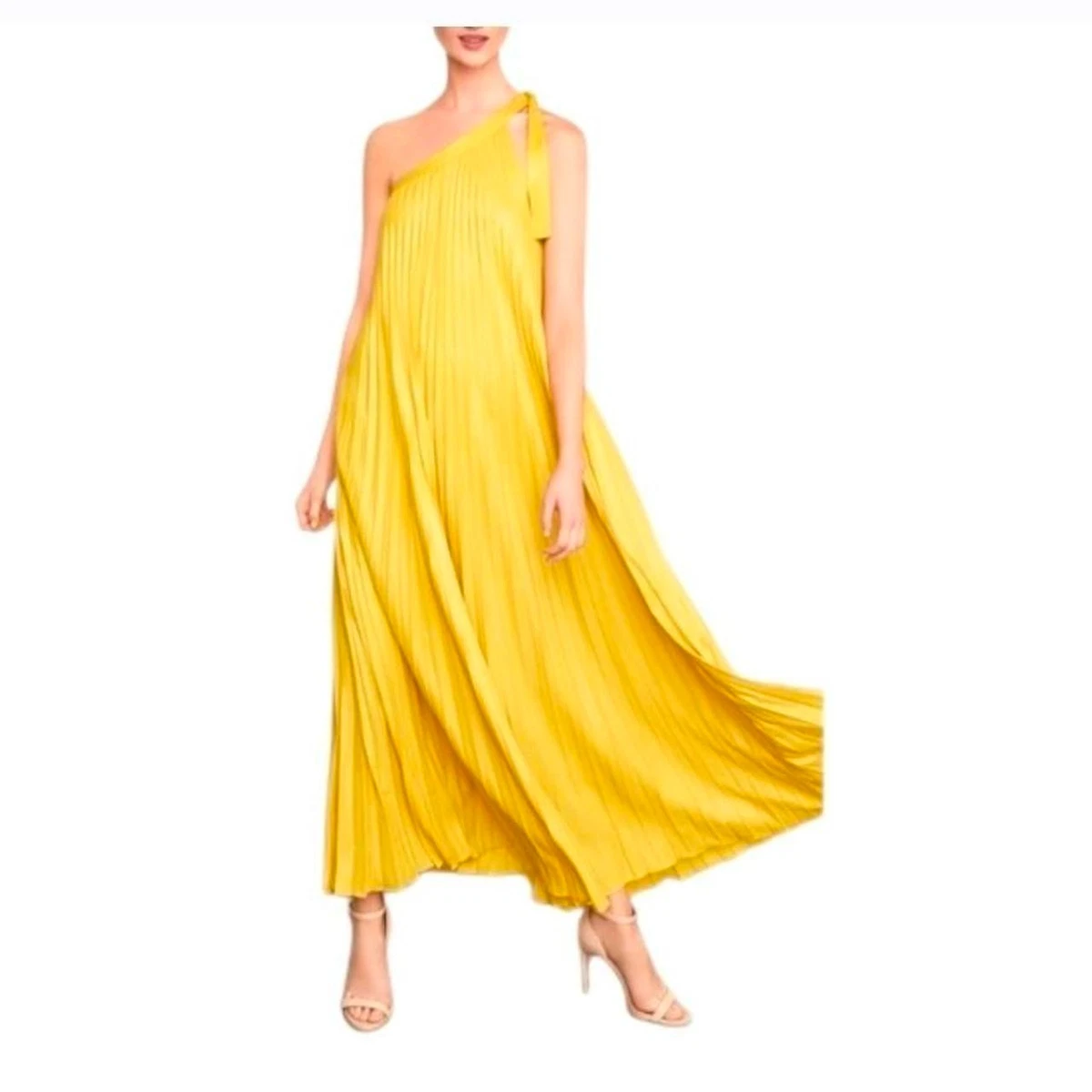 bcbg gold one shoulder dress In Women's Dresses for sale Max azria